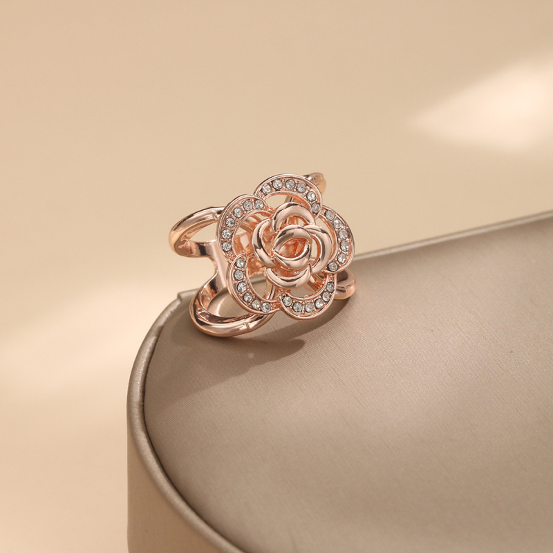 Limu kopča za maramu od legure sa cvjetnim oblikom - svestrani ženski dodatak, elektroplatirano, šifra Dd0300