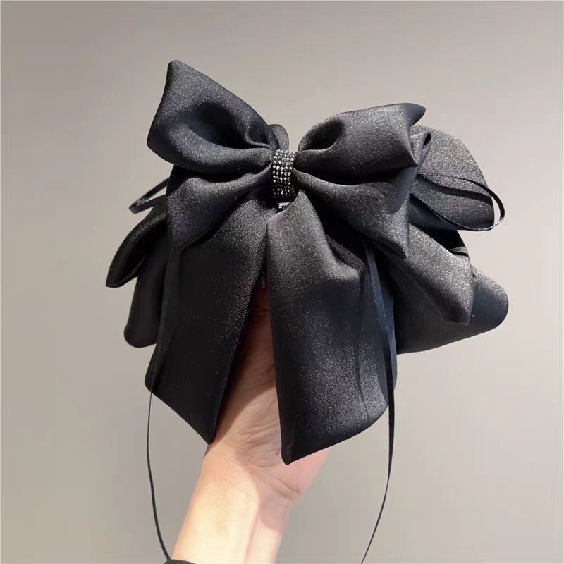 Mreža za kosu na glavu - Ručna izrada, mašna od trake, kopča za rep, tkanina, za žene, Han bang