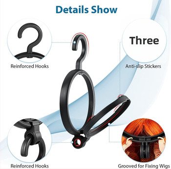 Perukų stovo rinkinys – 6 dalys, įrankiai perukoms