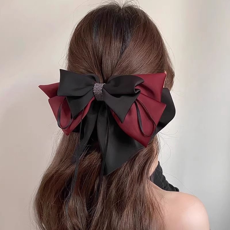 Dodatak za kosu za glavu – platneni ukras s mašnicom, klips za rep, Han bang, japanski/korejski stil, ručno izrađeno