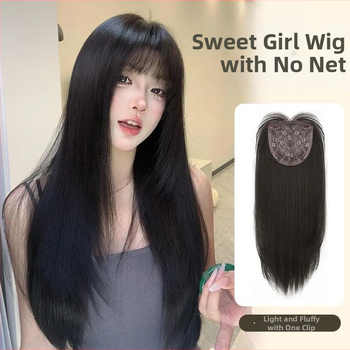 Dio peruke od proteinske svile, ravna, mehanička obrada, univerzalno pristajanje