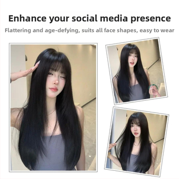 Dio peruke od proteinske svile, ravna, mehanička obrada, univerzalno pristajanje