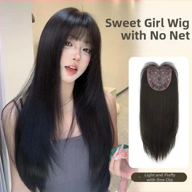 Dio peruke od proteinske svile, ravna, mehanička obrada, univerzalno pristajanje