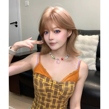 Peruka moterims, natūralus stilius, pilnas galvos dangalas, aukštos temperatūros atsparios sintetinės plaukos