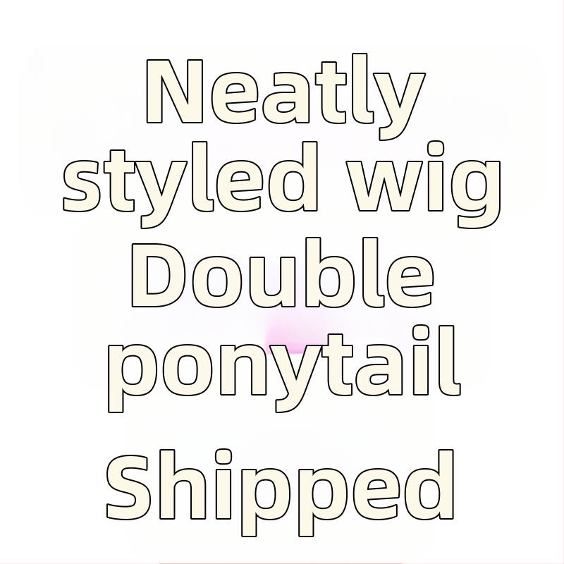 Perukas su ilgais tiesūs plaukai, galimybė dvigubai kuoduoti plaukus, atsparūs aukštai temperatūrai pluoštai, natūralus vaizdas