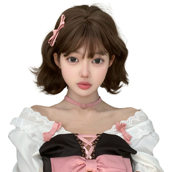 Paruka, kratka kovrčava kosa, korejski stil, model mz-106, vlakno otporno na visoke temperature