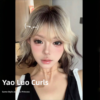 Перука; естествен вид; модел: пълна глава; коса от високотемпературна коприна