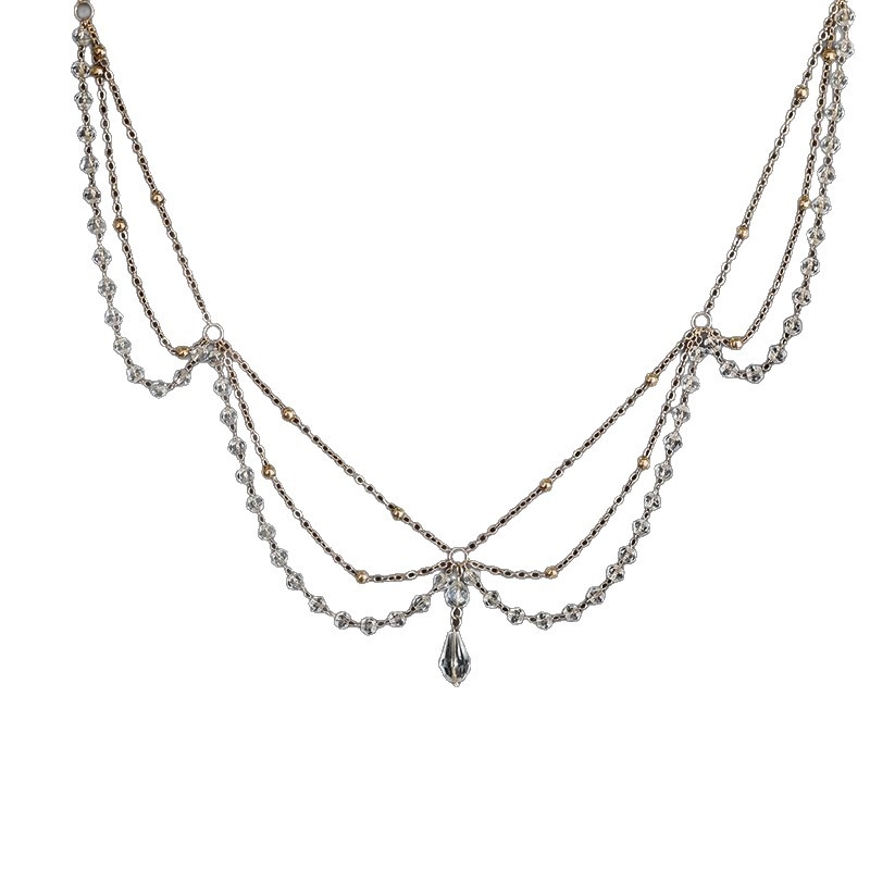 Lehui Headwear – Χειροποίητη Αλυσίδα Μαλλιών με Ζευγάρι Κλιπ, Στυλ Νεράιδας