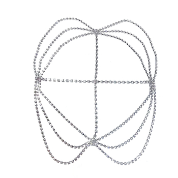 Kristályos hajdísz – Többszörös homloklánc és tassel hajpánt, elegáns női stílus, elektroplatálás felületkezelés