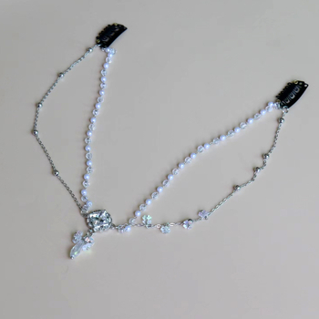 Egzotični dodatak za kosu za tradicionalni svadbeni izgled — zlitina, stil princeze, ugravirani kristalni privjesak na čelo, neovisno pakiran, ovlaštena privatna marka