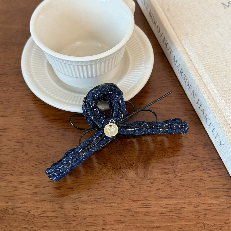 Hajni klips – korejskog stila od tkanine, ručna izrada, gripper, ženski dodaci za ljeto 2025