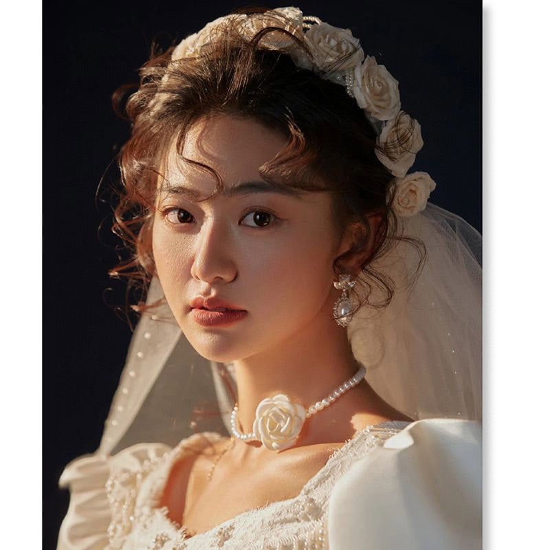 Retro svadbena traka za kosu od tkanine, marka Pure Korean Jewelry, tip: traka za kosu, proljeće 2023