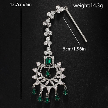 Kaktos grandinė su rhinestone lašinio formos pakabuku, Fj2238, elektroplating, pavasaris 2025