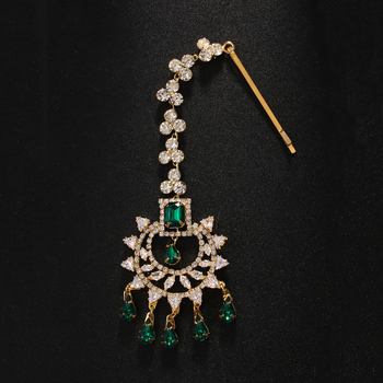 Kaktos grandinė su rhinestone lašinio formos pakabuku, Fj2238, elektroplating, pavasaris 2025