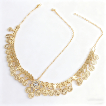 Galvos aksesuaras su kutelėmis – Medžiaga: lydinys | Stilius: Europos–Amerikos | Dizainas: Galvos aksesuaras ir plaukų grandinė | Modelis TS251203 | Apdorojimas: elektroplakavimas