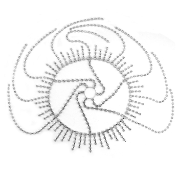 Ženski lanac za kosu s resicama od štrasa – elektroplatirano, porijeklo Yiwu