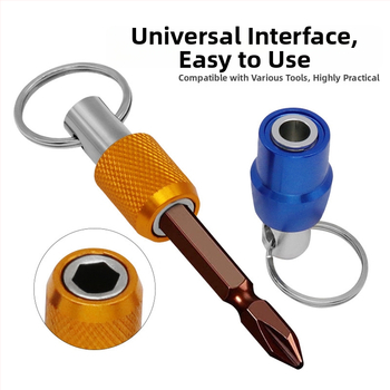 Instrumentu komplekts ar ātras maiņas adapteriem, sešstūra roktura bitēm, ātrās atbrīvošanas vāciņš un konversijas stienis