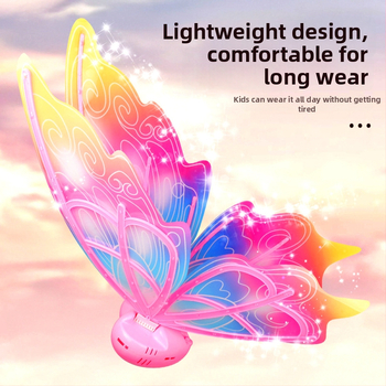 Laste helendavad tiivad: liblikatiivad ja ingelielf tiivad, selga kinnitatav aksessuaar (suve 2024 väljaanne)