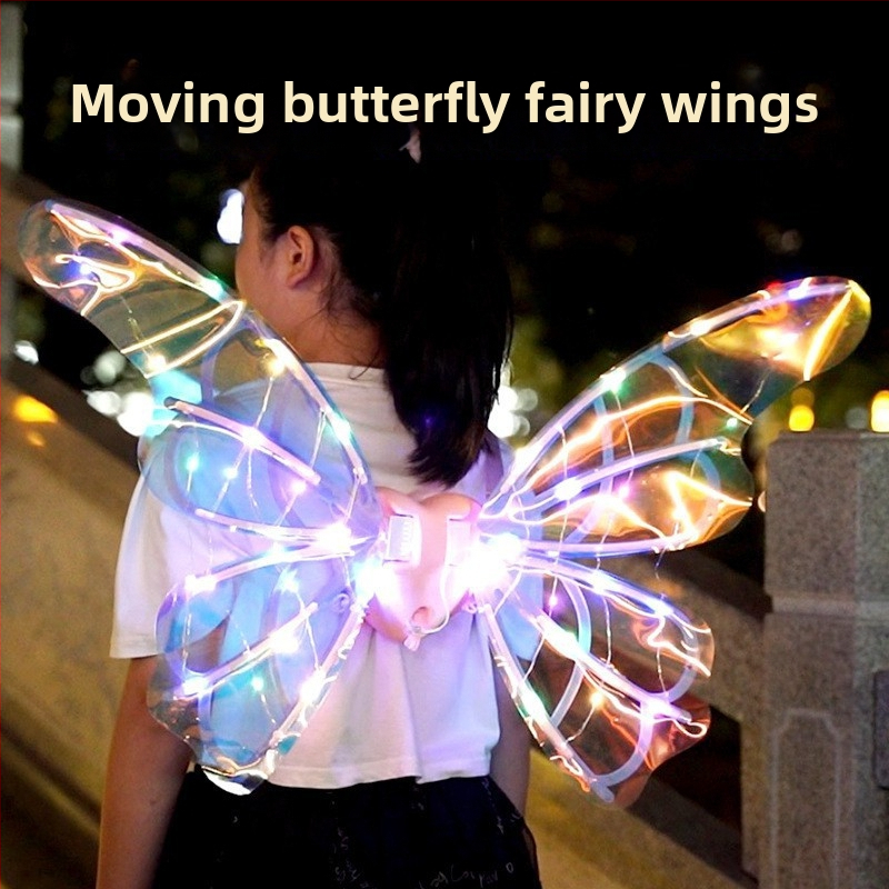 Laste helendavad tiivad: liblikatiivad ja ingelielf tiivad, selga kinnitatav aksessuaar (suve 2024 väljaanne)