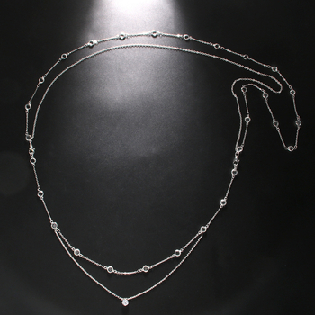 Body chain su kristalais – daugiasluoksnė, elektroplatinavimas, SH prekės ženklas, Wedding Banquet serija