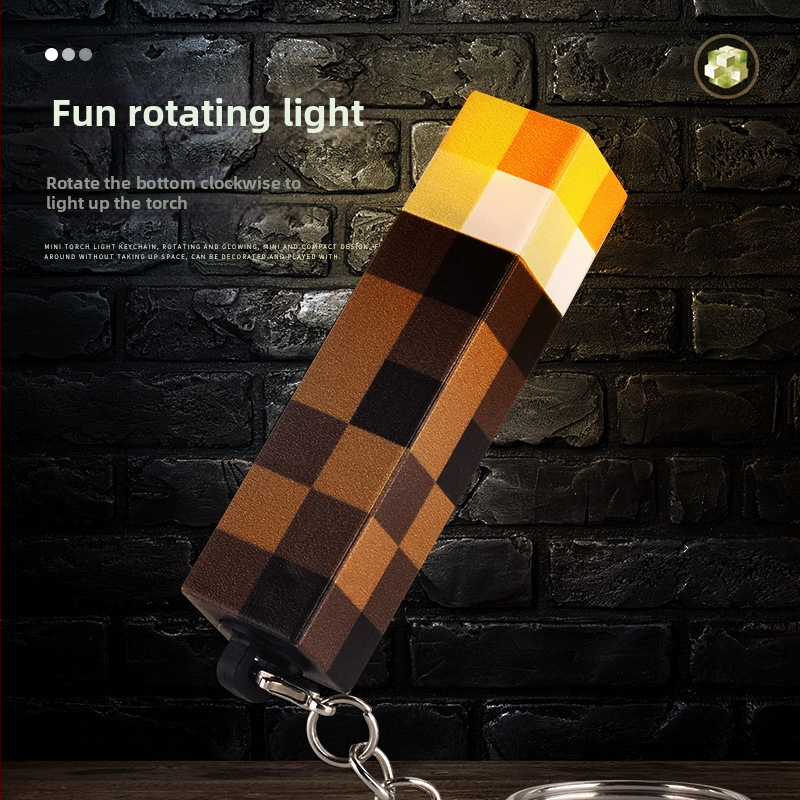 Ruiyingbao Gaismain Nakts gaisma ar atslēgu piekariņu un somas piekariņu, claw machine stilā gaismas rotaļlieta, no plastmasas, bērniem 4–6 gadi