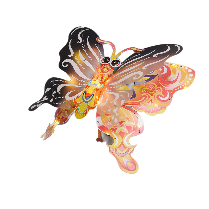 DIY PVC laternu komplekts — nepareiza forma, karikatūras stils, spīd