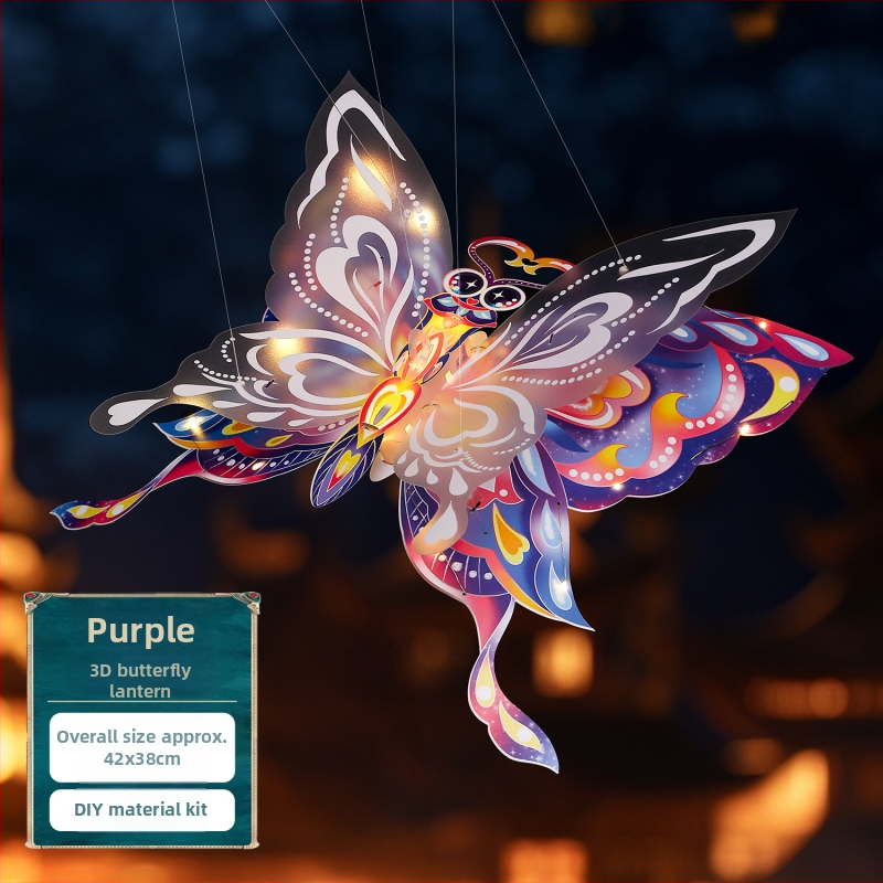 DIY PVC laternu komplekts — nepareiza forma, karikatūras stils, spīd