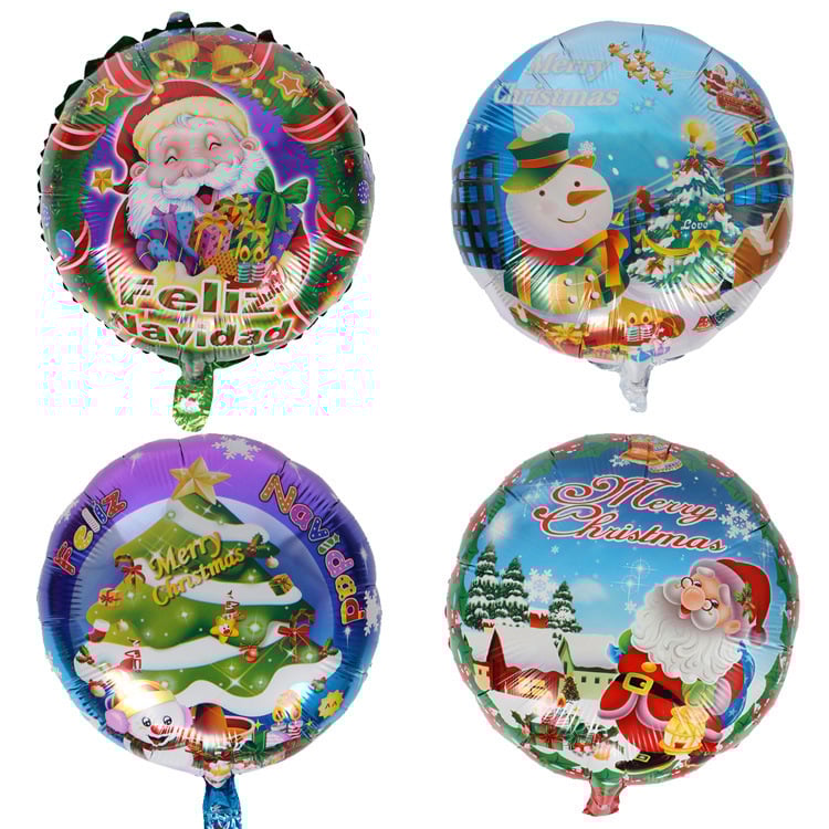 Διακοσμητικό μπαλόνι από αλουμινόφυλλο, στρογγυλό σχήμα, Cai sheng