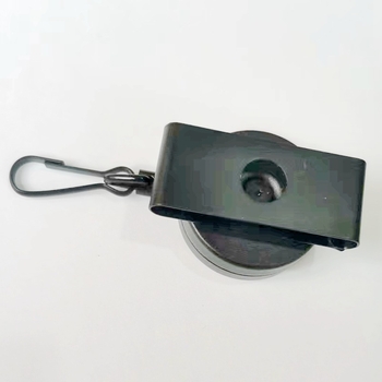 Clemă pentru curea cu rotire, design telescopic, din aliaj, breloc, tracțiune puternică