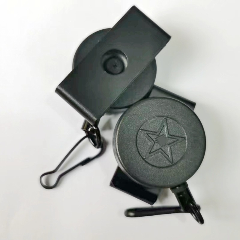 Clemă pentru curea cu rotire, design telescopic, din aliaj, breloc, tracțiune puternică