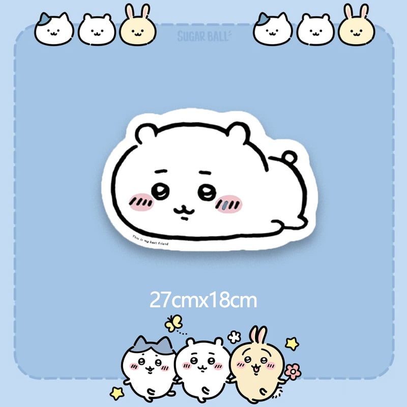 Pad ποντικιού με σχέδιο Chiikawa Usagi, διπλής όψεως αντιολισθητικό για γραφείο, υλικό Cortex, μεταλλική σφράγιση, παραμετροποίηση κατά δείγμα ή σχέδια