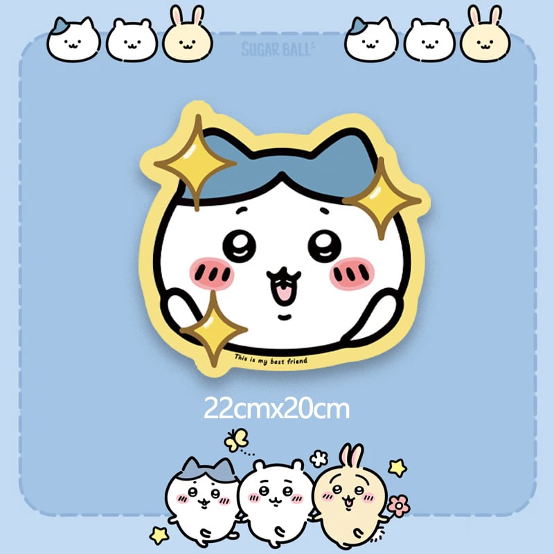 Pad ποντικιού με σχέδιο Chiikawa Usagi, διπλής όψεως αντιολισθητικό για γραφείο, υλικό Cortex, μεταλλική σφράγιση, παραμετροποίηση κατά δείγμα ή σχέδια