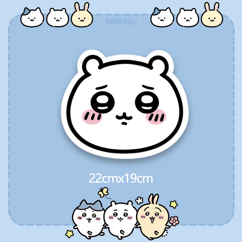 Pad ποντικιού με σχέδιο Chiikawa Usagi, διπλής όψεως αντιολισθητικό για γραφείο, υλικό Cortex, μεταλλική σφράγιση, παραμετροποίηση κατά δείγμα ή σχέδια