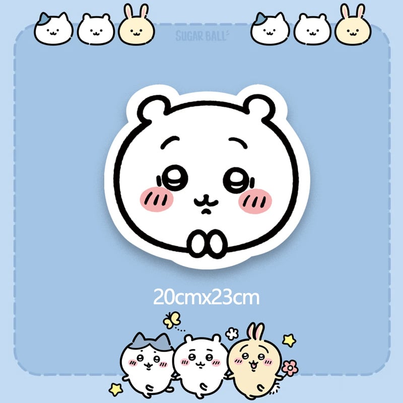 Pad ποντικιού με σχέδιο Chiikawa Usagi, διπλής όψεως αντιολισθητικό για γραφείο, υλικό Cortex, μεταλλική σφράγιση, παραμετροποίηση κατά δείγμα ή σχέδια