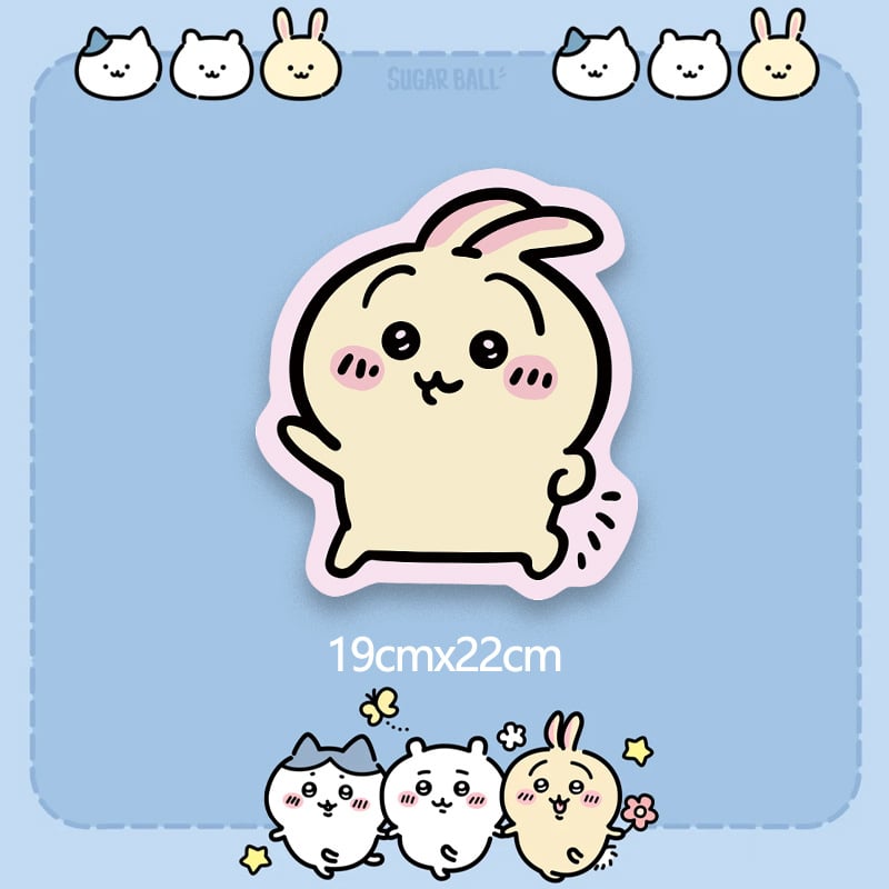 Pad ποντικιού με σχέδιο Chiikawa Usagi, διπλής όψεως αντιολισθητικό για γραφείο, υλικό Cortex, μεταλλική σφράγιση, παραμετροποίηση κατά δείγμα ή σχέδια