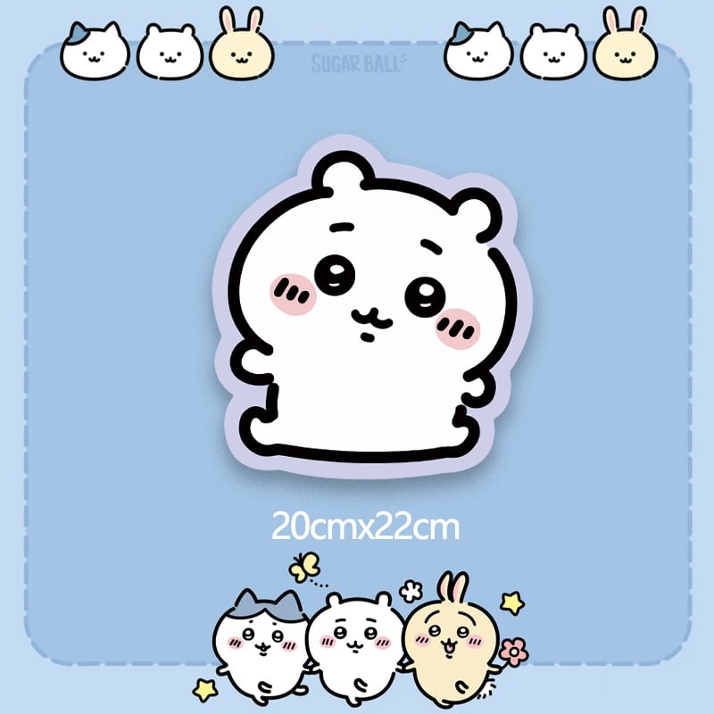 Pad ποντικιού με σχέδιο Chiikawa Usagi, διπλής όψεως αντιολισθητικό για γραφείο, υλικό Cortex, μεταλλική σφράγιση, παραμετροποίηση κατά δείγμα ή σχέδια