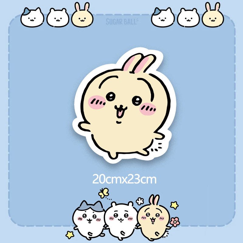 Pad ποντικιού με σχέδιο Chiikawa Usagi, διπλής όψεως αντιολισθητικό για γραφείο, υλικό Cortex, μεταλλική σφράγιση, παραμετροποίηση κατά δείγμα ή σχέδια