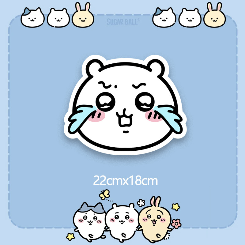 Pad ποντικιού με σχέδιο Chiikawa Usagi, διπλής όψεως αντιολισθητικό για γραφείο, υλικό Cortex, μεταλλική σφράγιση, παραμετροποίηση κατά δείγμα ή σχέδια