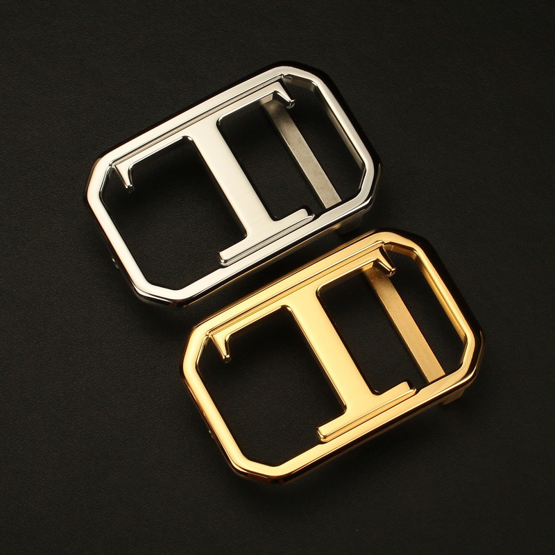 Rozsdamentes acél sima övcsat férfiaknak – T alakú lógó csat és H típusú csat | BINNUO | Anyag: acél | Kategória: sima csat | Testreszabás elérhető