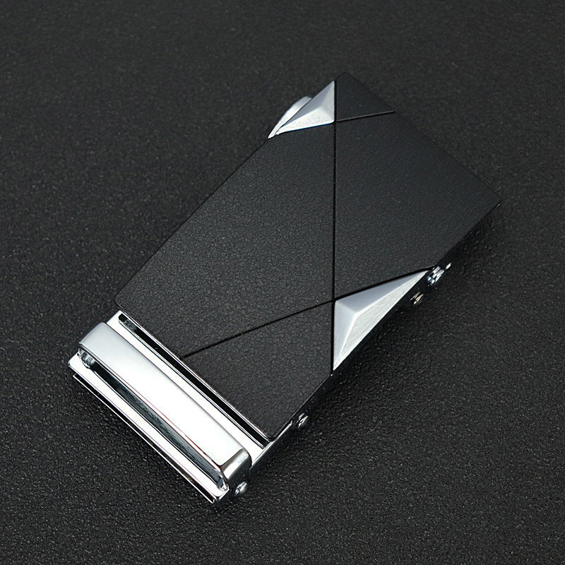 Automatikus övcsat, ötvözet, háromszög csat, két részes készlet, üzleti stílus