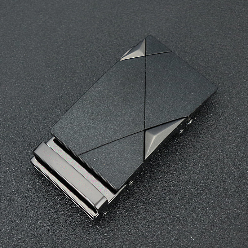 Automatikus övcsat, ötvözet, háromszög csat, két részes készlet, üzleti stílus