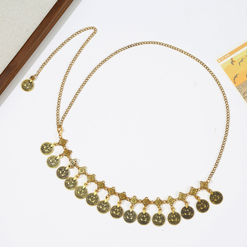 Női deréklánc – mosoly arc dizájn, bohémi retro stílus, ötvözött anyag, menő stílus, 2025 tavaszi bevezetés