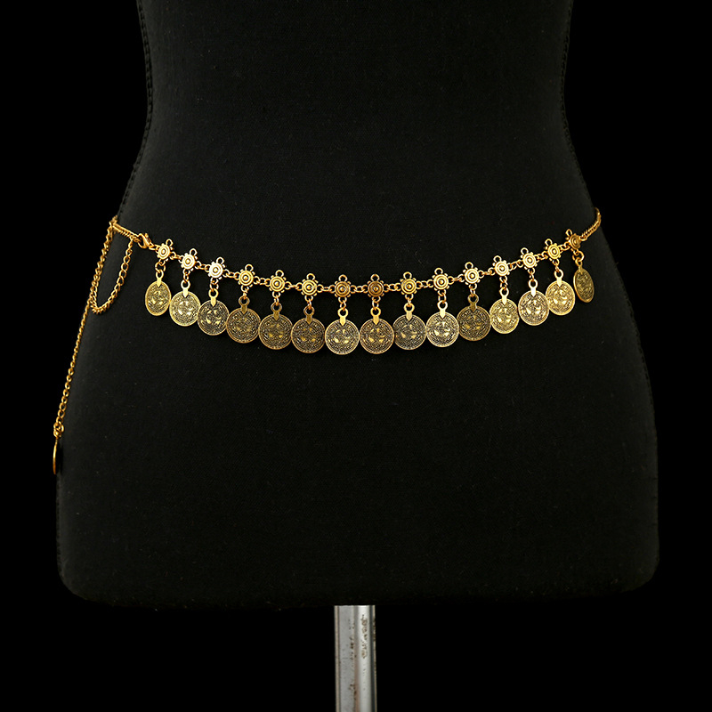 Női deréklánc – mosoly arc dizájn, bohémi retro stílus, ötvözött anyag, menő stílus, 2025 tavaszi bevezetés