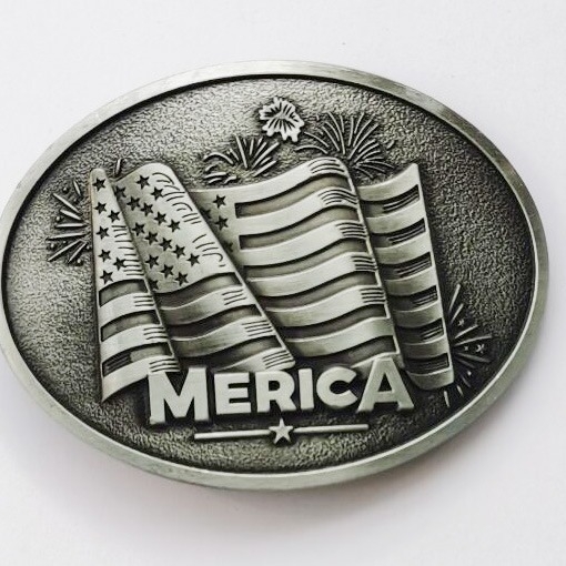 Spona za kaiš od legure, glatka, europsko-američki stil, motiv američke zastave, pogodna za sve sezone, ljeto 2020