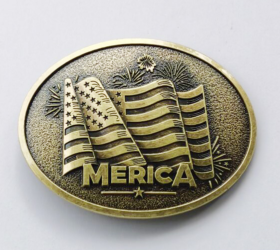 Spona za kaiš od legure, glatka, europsko-američki stil, motiv američke zastave, pogodna za sve sezone, ljeto 2020
