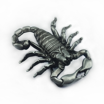 BULLZINE ötvözetből készült övcsat, western cowboy stílus, környezetbarát, skorpió minta, sima csat