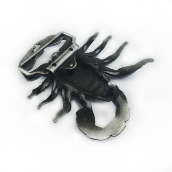 BULLZINE ötvözetből készült övcsat, western cowboy stílus, környezetbarát, skorpió minta, sima csat