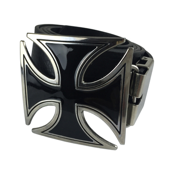 Keresztezett övcsat 03186 – cink ötvözet, western cowboy stílus, sima csat, kültéri szabadidőre