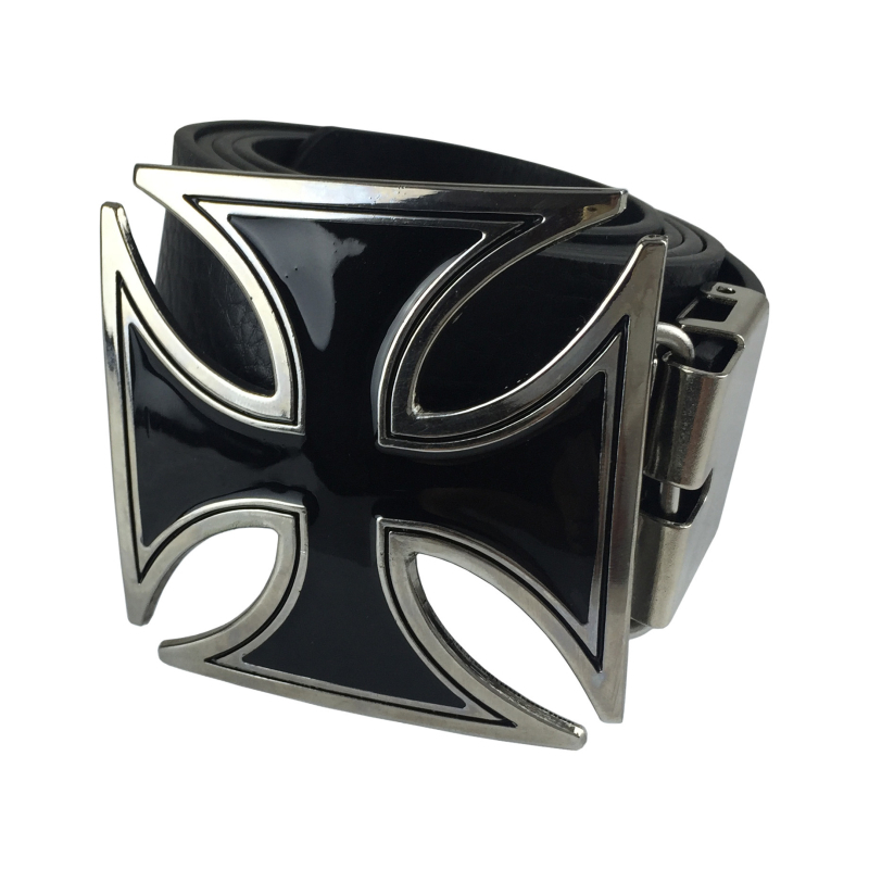 Keresztezett övcsat 03186 – cink ötvözet, western cowboy stílus, sima csat, kültéri szabadidőre