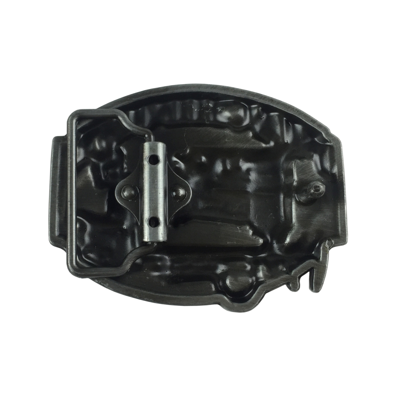 BULLZINE Övcsat 02891 Ötvözet, Sima csat, Nyugati Cowboy Stílus, Ódon ón befejezés